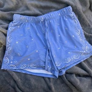 Blue shorts